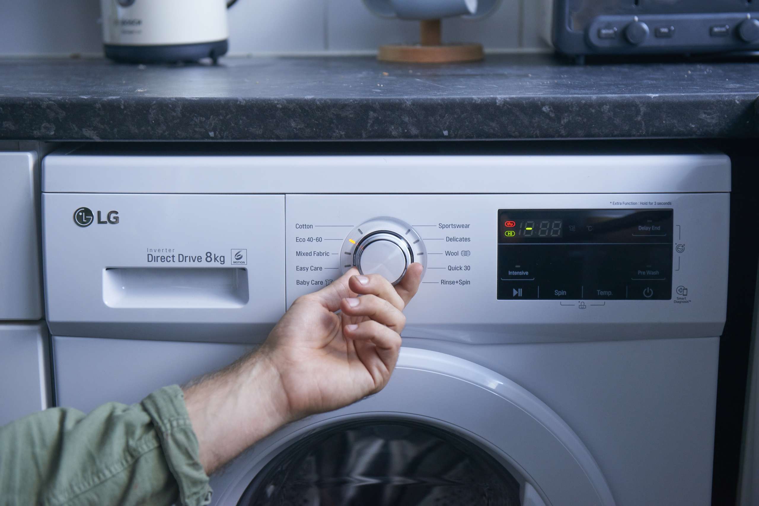 Washing machine adjustment