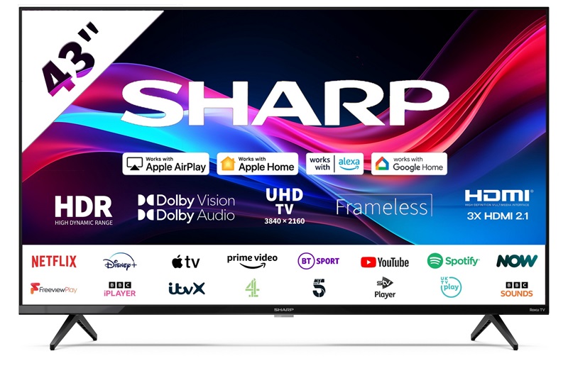 Sharp TV screen